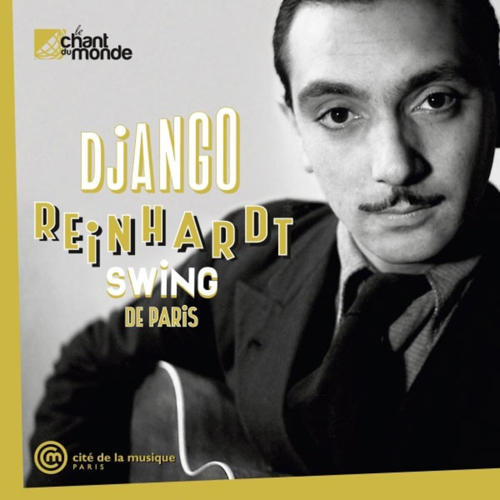 Poster Django Reinhardt's expostion in Paris.
