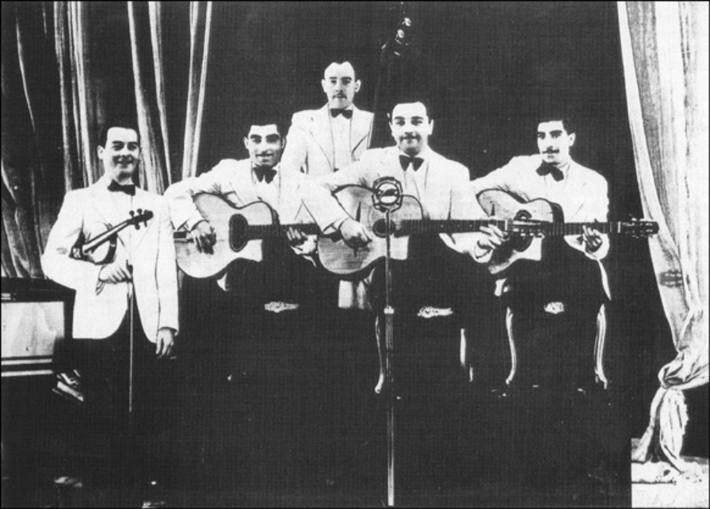 La Quintette in England for a concert in 1938.