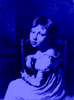 Aurore Dupin enfant par Deschartres, vers 1807 © BnF, Estampes, N2